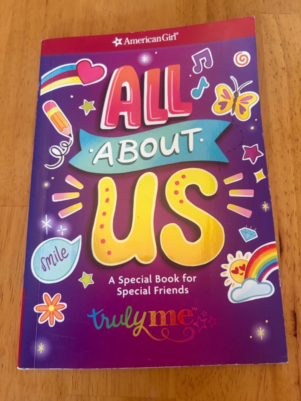 American Girl "All About Us" Activity Book